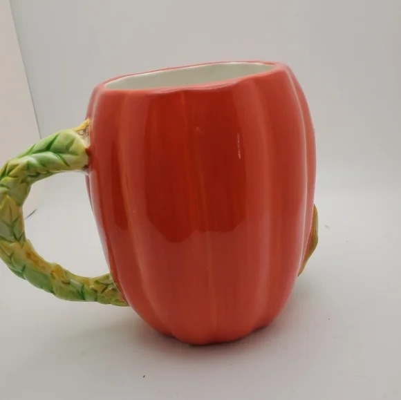Susan Winget Halloween Pumpkin Mug Jack o Lantern Holiday - Picture 4 of 7